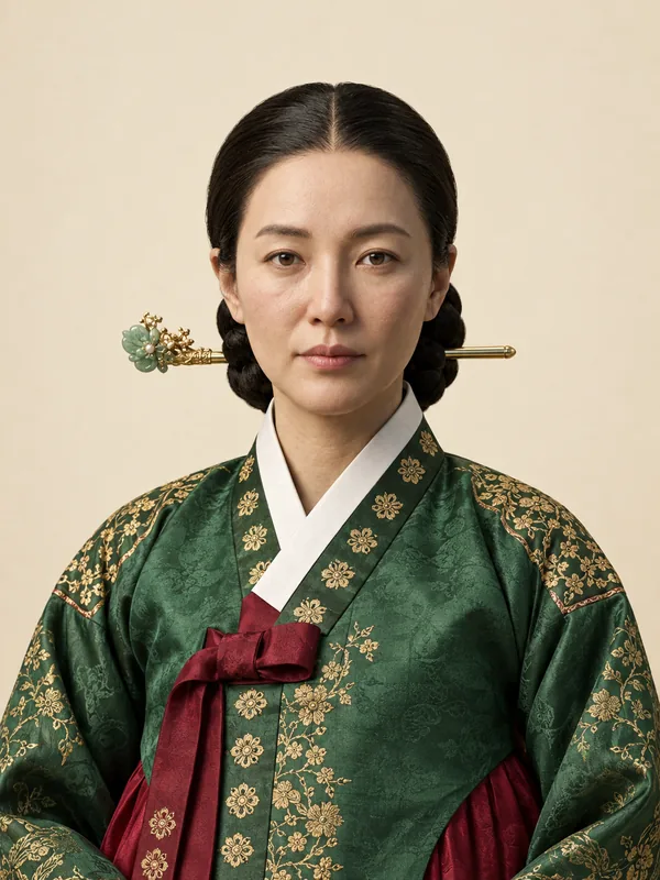 명성황후 — AI로 그린 상상 초상