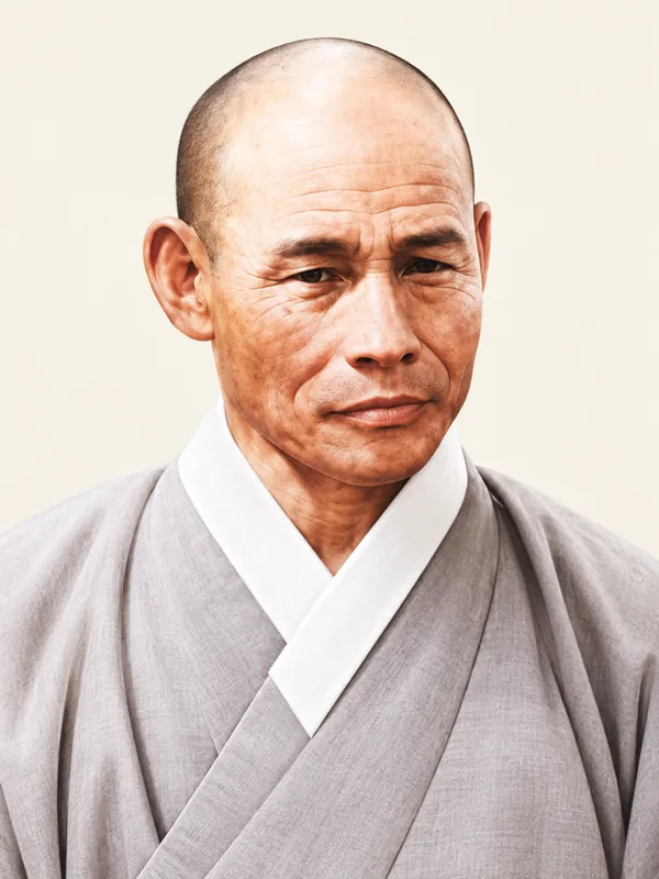 한용운 — AI로 그린 상상 초상