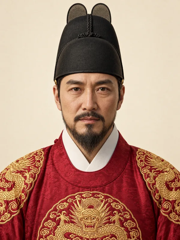 정조 — AI로 그린 상상 초상