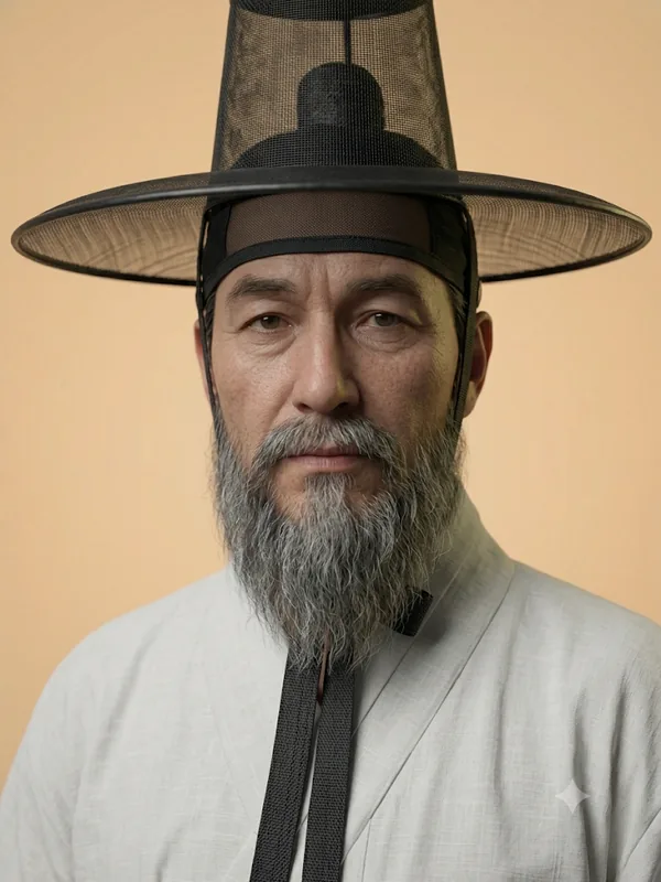 박지원 — AI로 그린 상상 초상