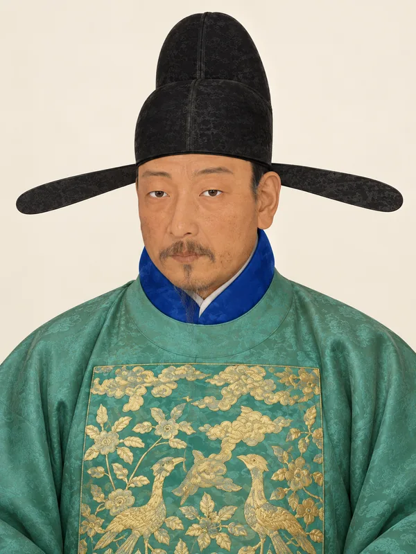 신숙주 — AI로 그린 상상 초상